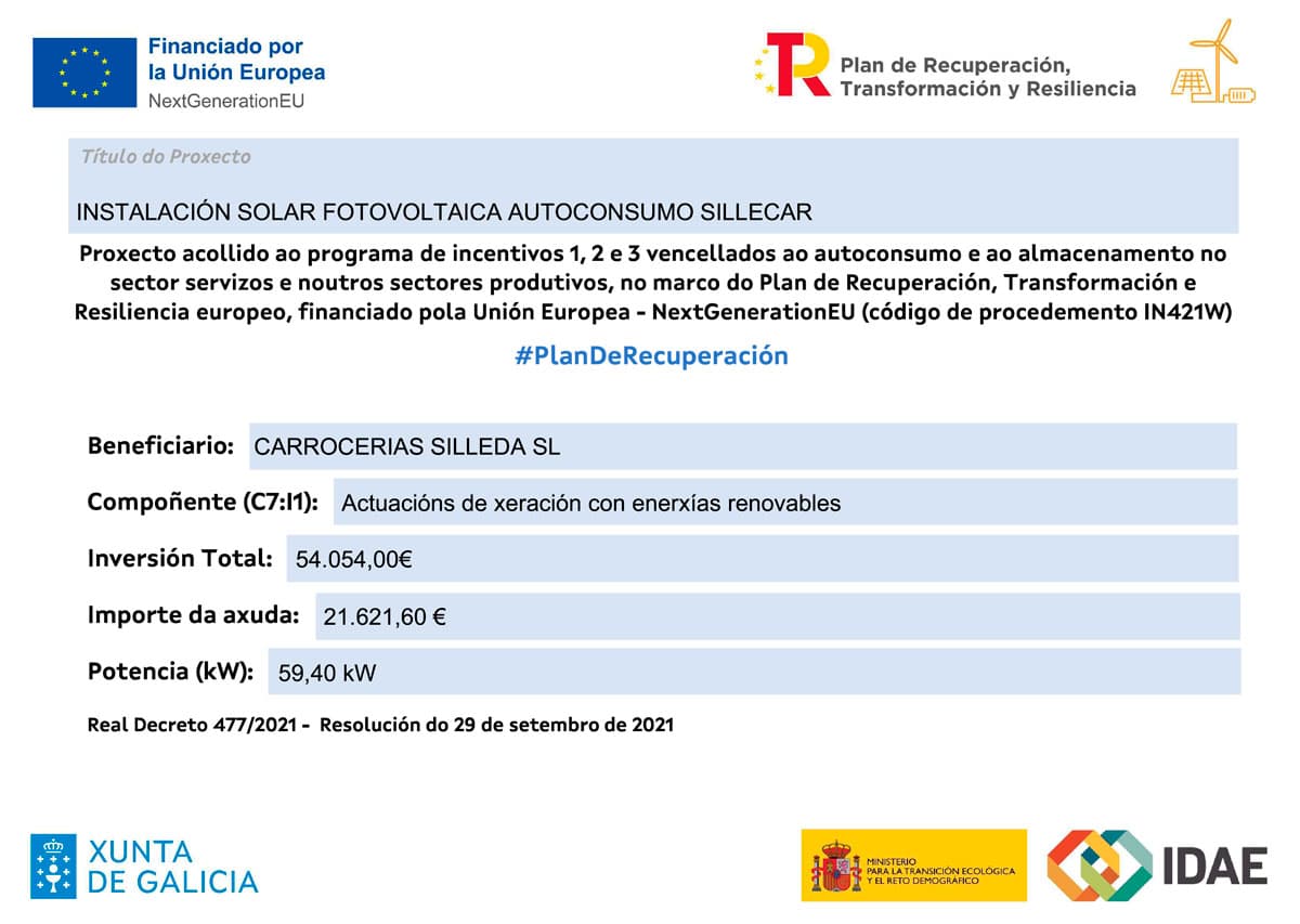 Instalación Solar Fotovoltaica de Autoconsumo